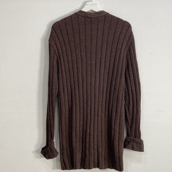 J.Jill Vintage Ribbed Cardigan Grandpa Sweater Women's Medium - Picture 8 of 11